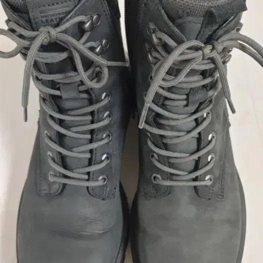 [BUNJANG] Eco Leather Waterproof Boots / 에코 가죽 방수워커부츠 265~270