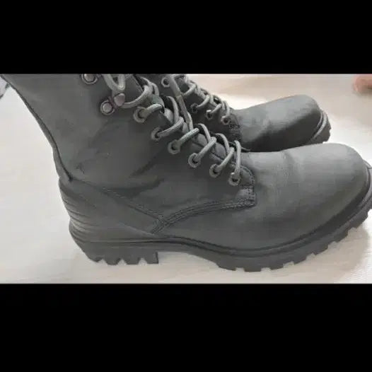 [BUNJANG] Eco Leather Waterproof Boots / 에코 가죽 방수워커부츠 265~270