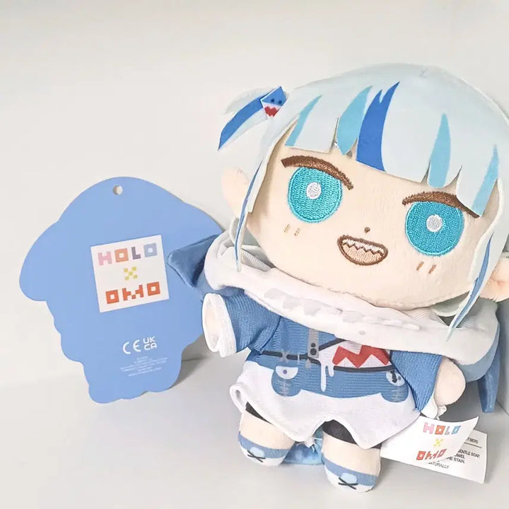 [BUNJANG] Hololive Gawr Gura Omocat Nui Plush / 홀로라이브 x omocat 오모캣 가우르 구라 누이 인형