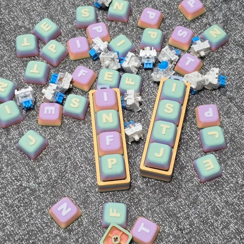 [BUNJANG] MBTI Pastel Clicker Keyring / MBTI 클리커