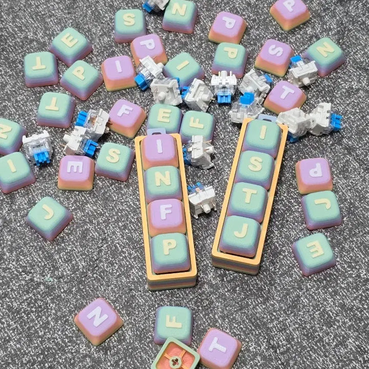 [BUNJANG] MBTI Pastel Clicker Keyring / MBTI 클리커