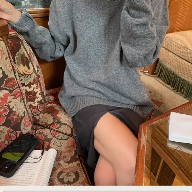 [BUNJANG] Maybebaby Dearest Mast Knit Gray / 메이비베이비 [Dearest] Mast Knit (그레이)