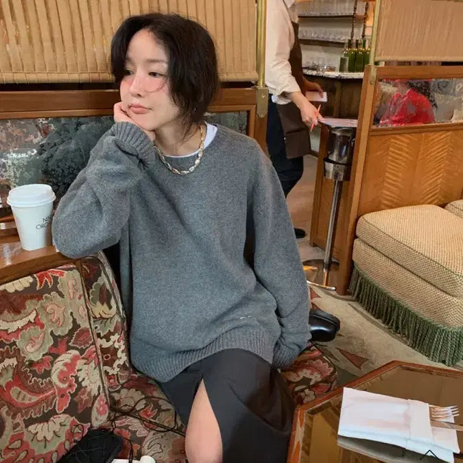 [BUNJANG] Maybebaby Dearest Mast Knit Gray / 메이비베이비 [Dearest] Mast Knit (그레이)