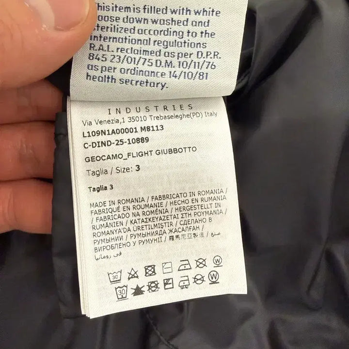 [BUNJANG] Moncler x Rick Owens Geo Flight Bomber Jacket / (새상품) Moncler 몽클레어 + Rick owens 릭오웬스 Geo