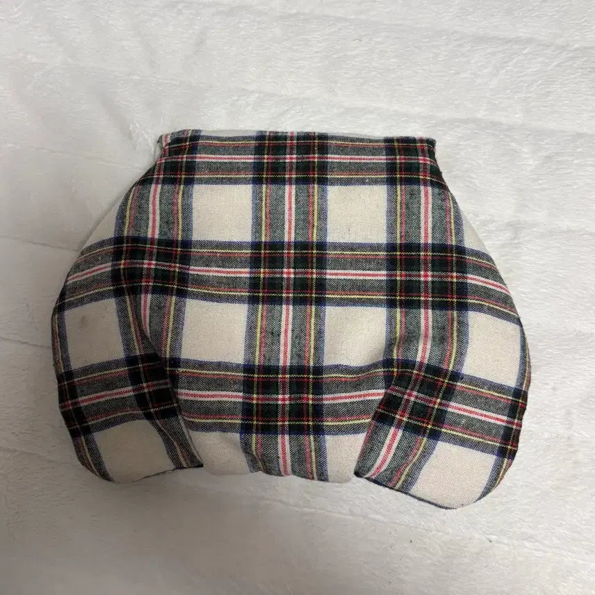 [BUNJANG] Checkered Cosmetic Pouch / 체크 파우치 체크무늬 화장품 파우치