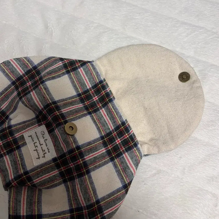 [BUNJANG] Checkered Cosmetic Pouch / 체크 파우치 체크무늬 화장품 파우치