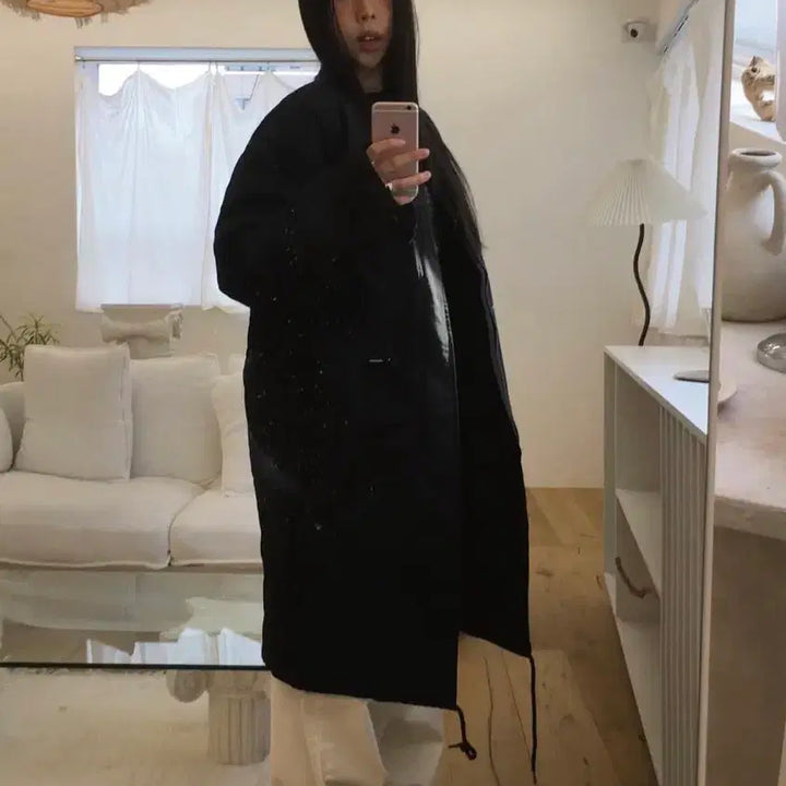 [BUNJANG] 5ioa Camp Long Parka Black / 시오아 캠프 롱 야상jp 블랙