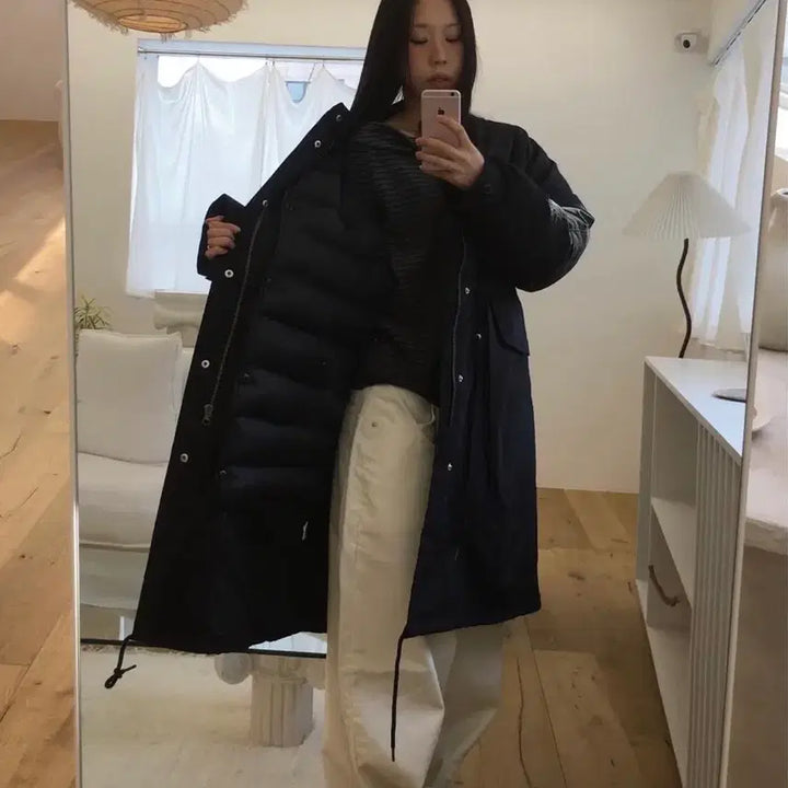 [BUNJANG] 5ioa Camp Long Parka Black / 시오아 캠프 롱 야상jp 블랙