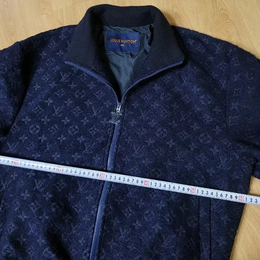 [BUNJANG] Louis Vuitton Monogram Wool Boucle Blouson Jacket 48 / 루이비통 모노그램 울 부클레 블루종 자켓 48