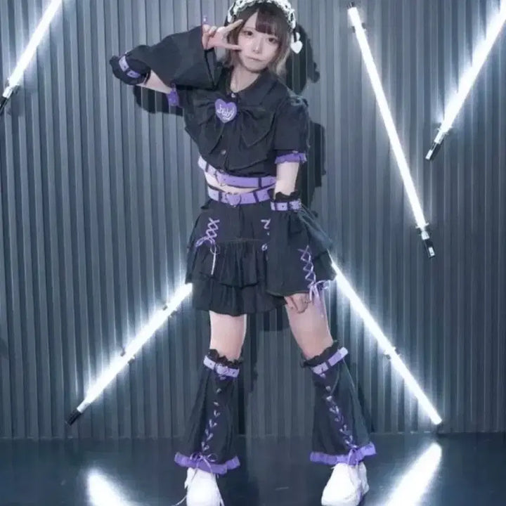 [BUNJANG] None None Madpunk Reflem Dimmoire Subculture Set Up / 아노네노네 셋업(매드펑크 레플렘 딤모아르 서브컬쳐 지하돌)