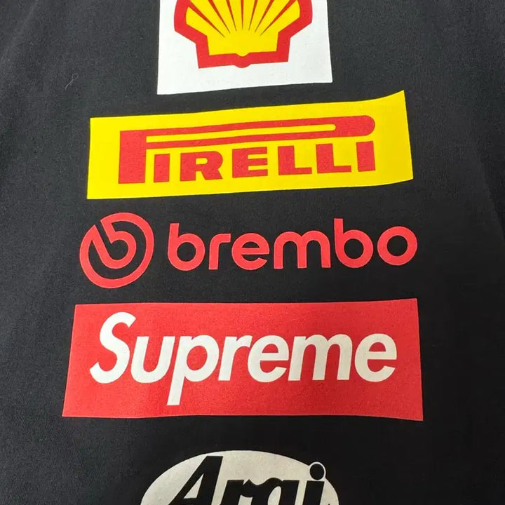 [BUNJANG] Supreme x Ducati 24SS Logo T-Shirt Black XL / 슈프림 x 두카티 24SS 로고 티셔츠 블랙 XL사이즈 중고 판매
