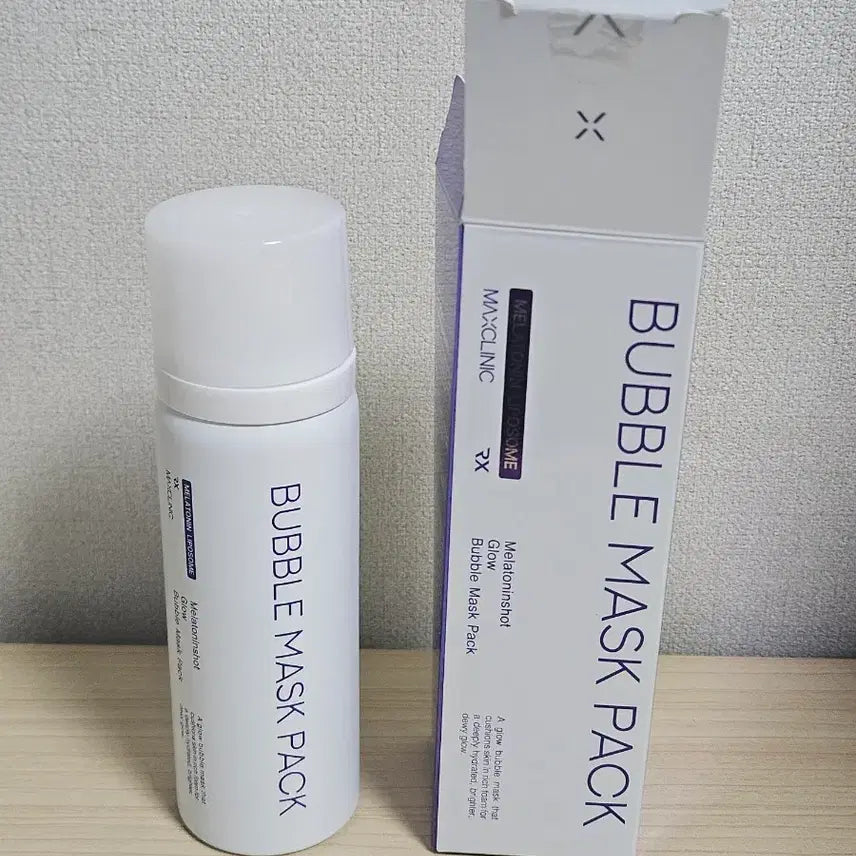 [BUNJANG] Maxclinic Melatonin Shot Bubble Mask Pack 80ml / 맥스클리닉 멜라토닌샷 버블 마스크팩 80ml