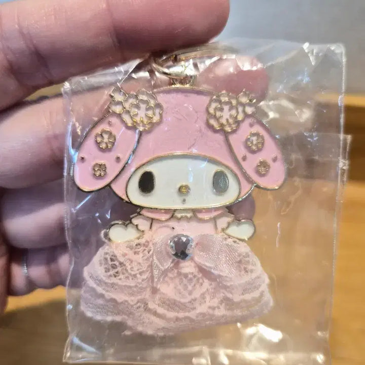 [BUNJANG] My Melody Birthday Series Pink Dress Keyring / 마멜 생일시리즈 핑크드레스키링