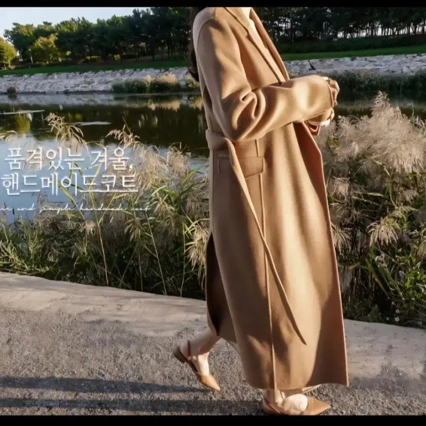 [BUNJANG] Naning9 Handmade Long Wool Coat / 난닝구 핸드메이드 롱 코트