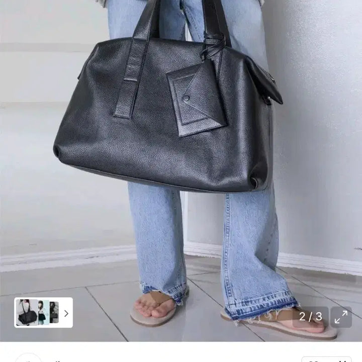 [BUNJANG] OS Mocha Leather Shoulder Bag / [OS] 앤드로스 모카 레더백 숄더백