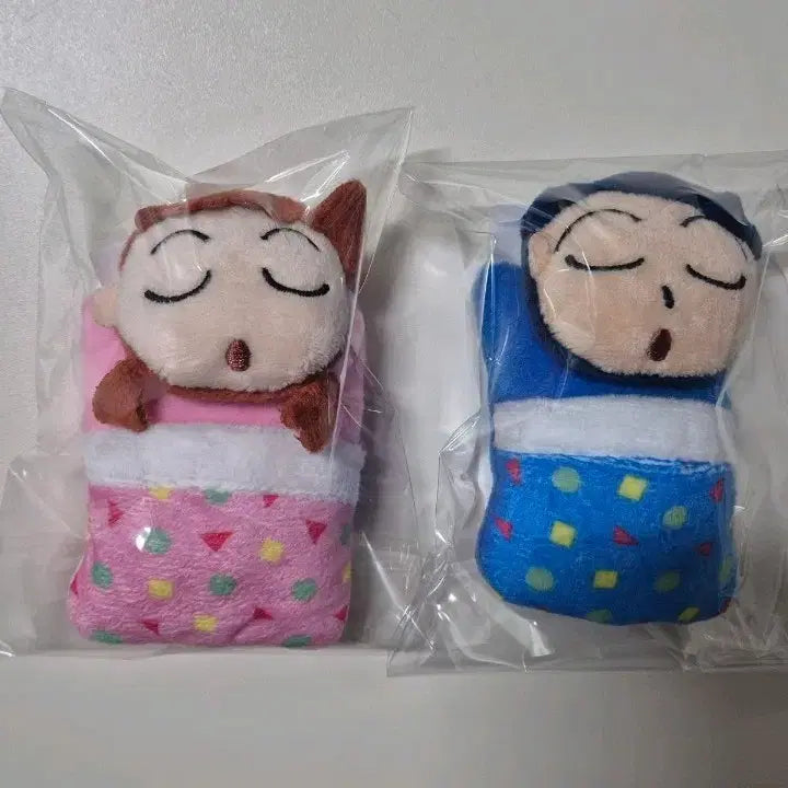 [BUNJANG] Crayon Shin-chan Characters Dreamland Plush Keyring Set / 짱구 유리 철수  꿈나라 인형 봉제인형 키링 세트