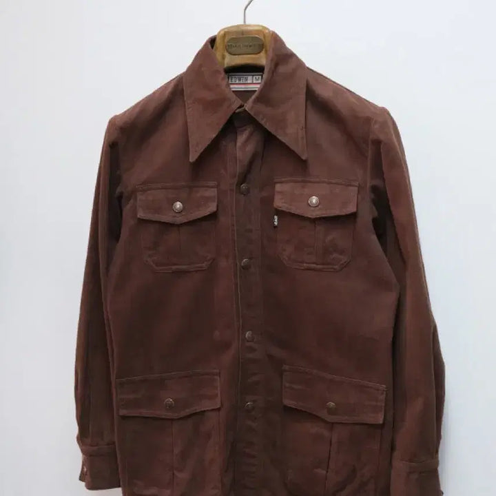 [BUNJANG] Edwin Hunting Jacket Brown Size M / EDWIN 에드윈 헌팅 자켓