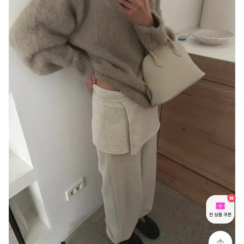 [BUNJANG] Maybe Baby Oatmeal Skirt Jogger Set / 오트밀) 메이비베이비 스커트 조거 세트