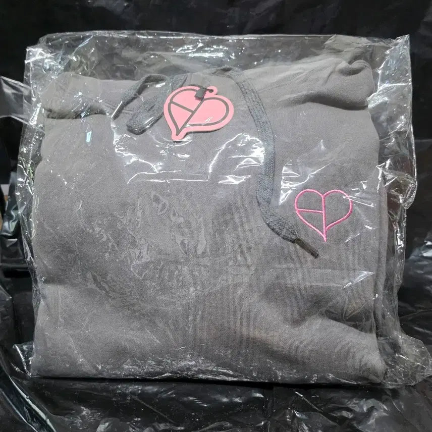 [BUNJANG] Blackpink Jump Hoodie Charcoal M / 블랙핑크 점프 후드티 차콜 M