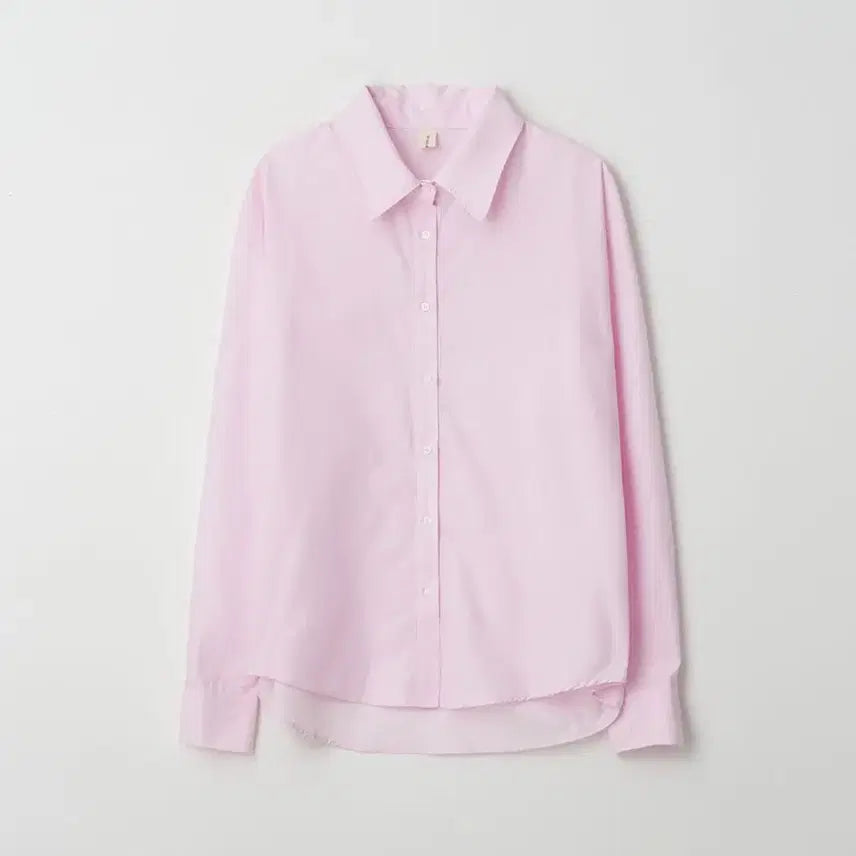 [BUNJANG] Without Summer Basic Logo Shirt (Pink) / 위드아웃썸머 베이직 로고 셔츠 (핑크)