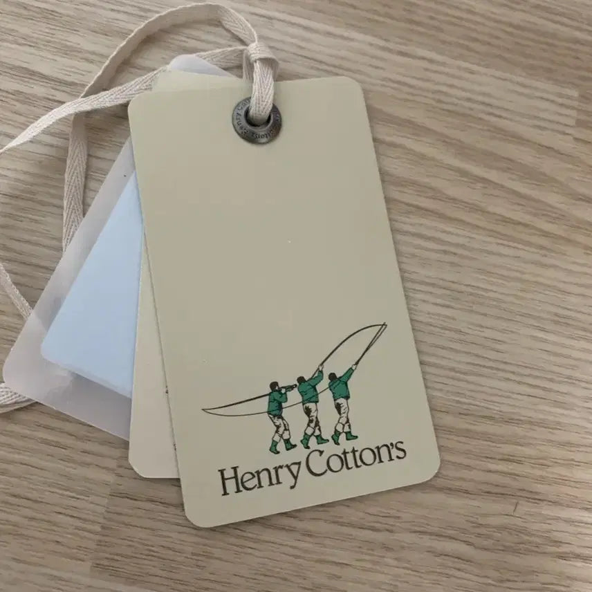 [BUNJANG] Henry Cotton's Blue Diamond Scarf / 헨리코튼 블루 마름모 스카프 판매