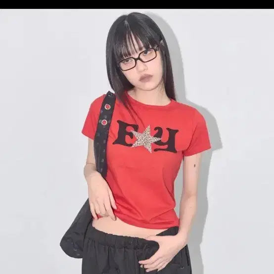 [BUNJANG] Fancy Club Leopard T-shirt / 팬시클럽 레오파드 티