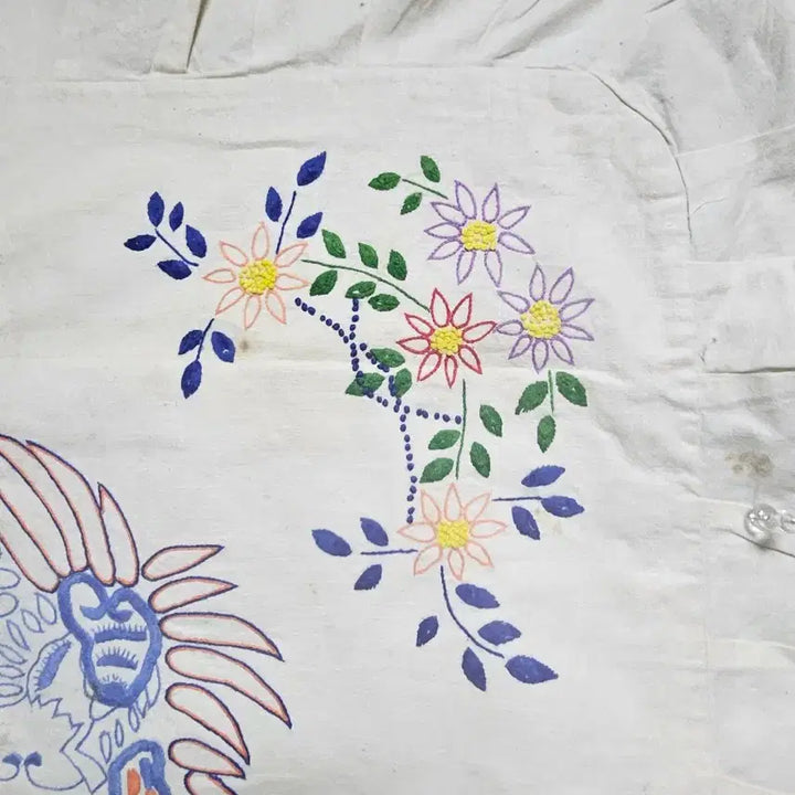 [BUNJANG] Vintage Tablecloth Ironing Board Pillowcase Hanger / 옛날 손수 식탁보 다리미판 베개보 양복걸이등 봉황문 길상문 상보