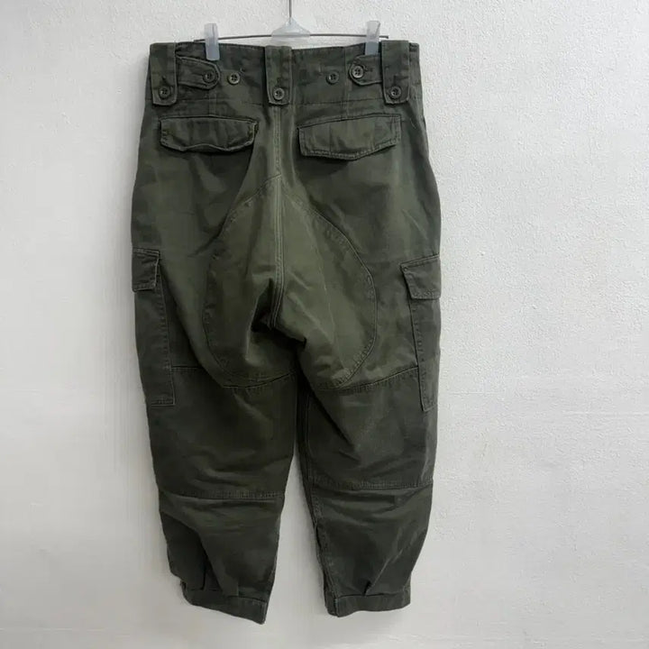 [BUNJANG] SEYNTEX M-64 Field Military Wide Cargo Pants / 70S SEYNTEX 벨기에군 M-64 필드 밀리터리 와이드 카고 팬츠