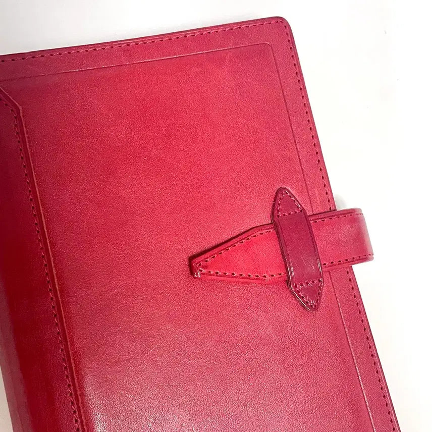 [BUNJANG] Davinci Roroma Bible Red A6 24mm 6-Ring Binder / 다빈치 로로마 바이블 레드 a6 24mm 6공 다이어리