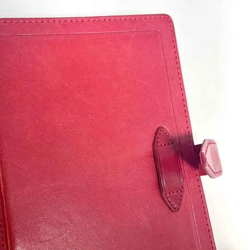 [BUNJANG] Davinci Roroma Bible Red A6 24mm 6-Ring Binder / 다빈치 로로마 바이블 레드 a6 24mm 6공 다이어리