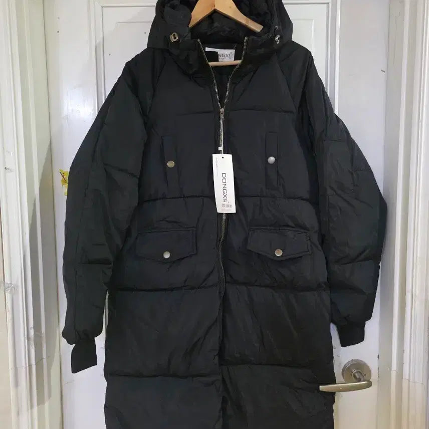 [BUNJANG] Winter Long Padded Jacket / 겨울  후드  누빔패딩 롱자켓   새상품   가슴58