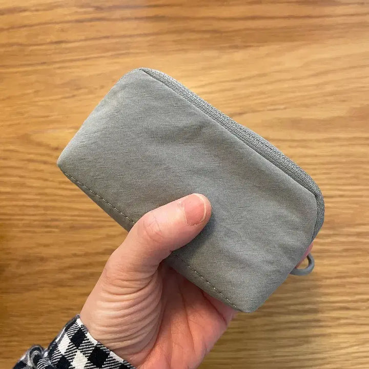 [BUNJANG] MUJI Open Pouch S Gray / 무인양품 크게 열리는 파우치 S 그레이