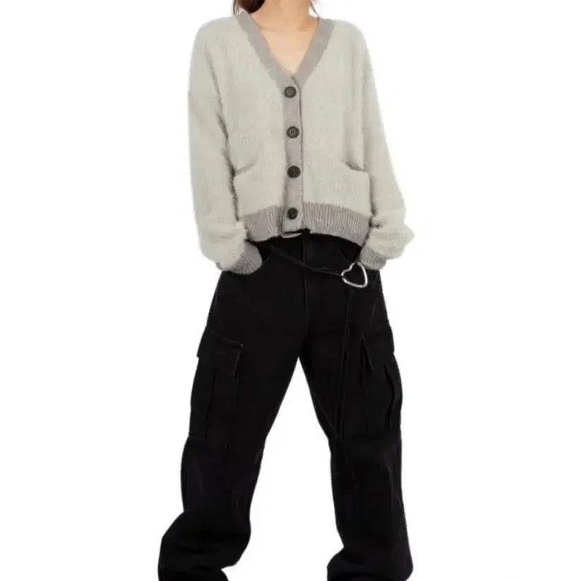 [BUNJANG] Rit Kim Black Cargo Jeans (L) / 릿킴 블랙카고진 카고팬츠 카고바지 BLACK CARGO JEANS L