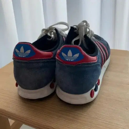 [BUNJANG] Adidas LA Trainer Blue Red Sneakers / 아디다스 LA 트레이너 블루 레드 운동화