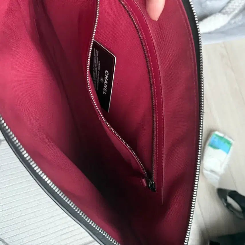 [BUNJANG] Chanel Quilted Clutch / 샤넬 퀼팅 클러치 네이비 블랙