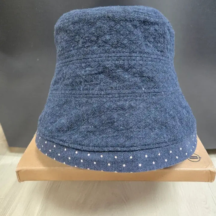 [BUNJANG] Palm Springs Navy Dot Pattern Bucket Hat / 봄 가을(무료배송) 벙거지 모자 네이비 팜스프링스