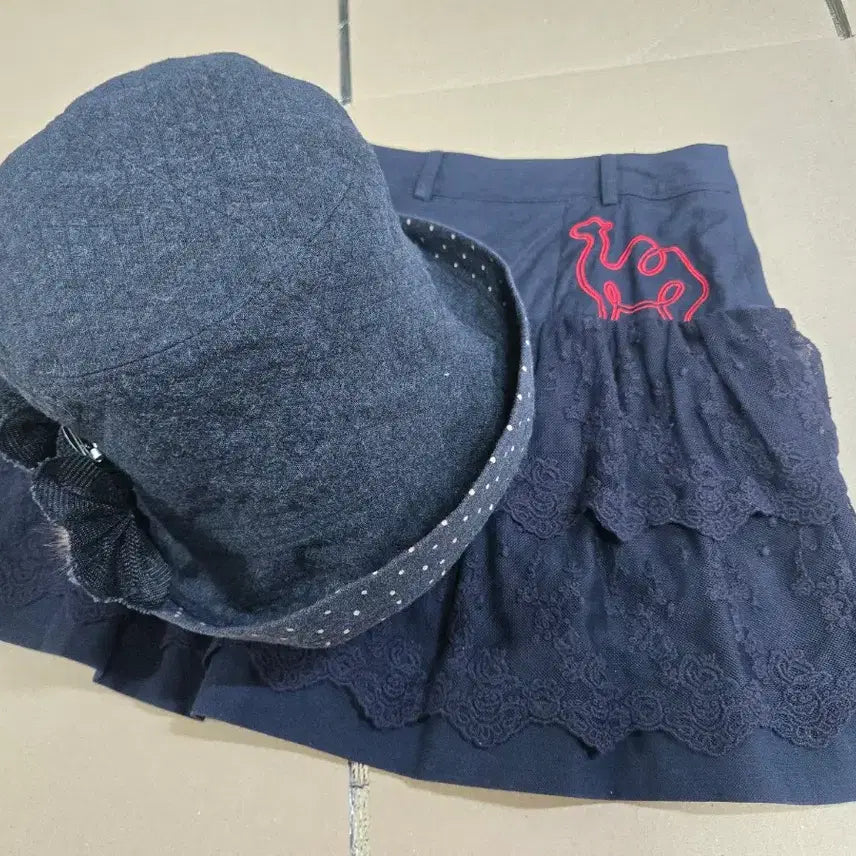 [BUNJANG] Palm Springs Navy Dot Pattern Bucket Hat / 봄 가을(무료배송) 벙거지 모자 네이비 팜스프링스