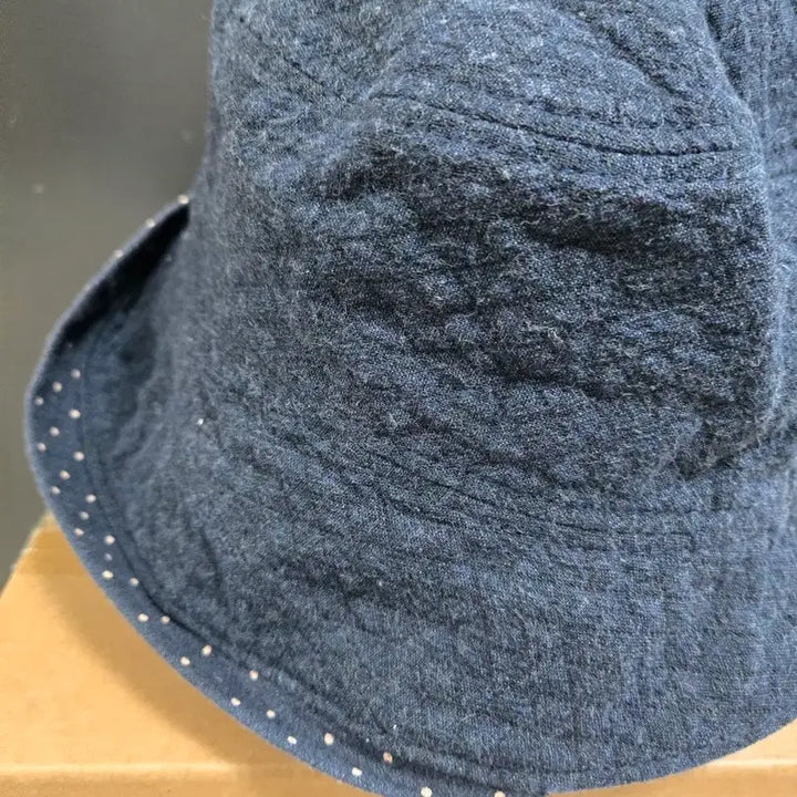 [BUNJANG] Palm Springs Navy Dot Pattern Bucket Hat / 봄 가을(무료배송) 벙거지 모자 네이비 팜스프링스