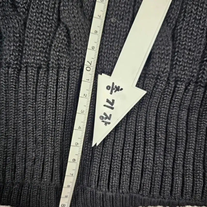 [BUNJANG] Cable Knit Polo Sweater / 폴로케이블니트