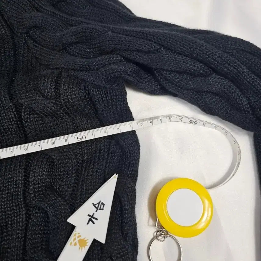 [BUNJANG] Cable Knit Polo Sweater / 폴로케이블니트