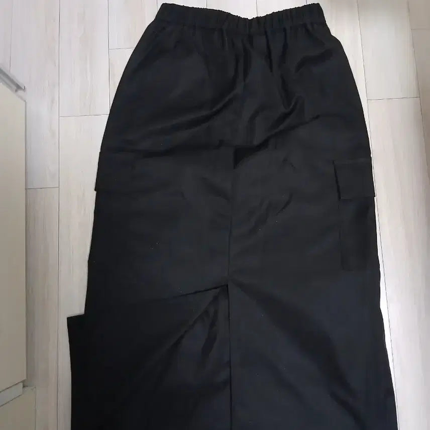 [BUNJANG] Black Cargo Spring Skirt / 여성 블랙 카고 봄스커트 새옷