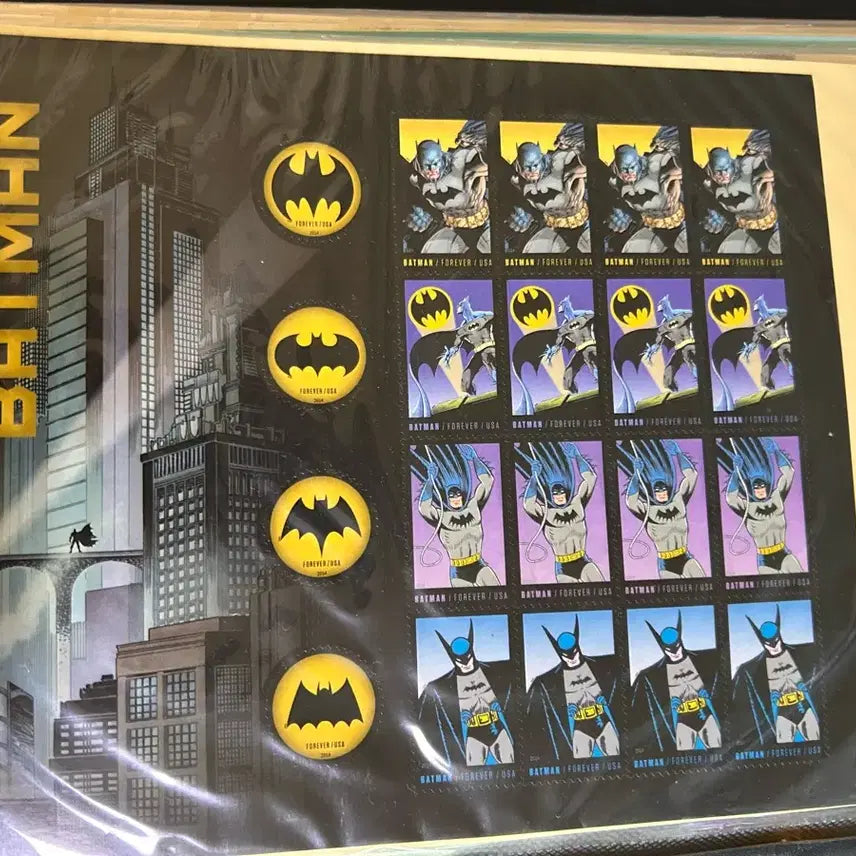 [BUNJANG] Batman 2014 Commemorative Stamp Sheet / 배트맨 우표 2014년 기념 우표 시트
