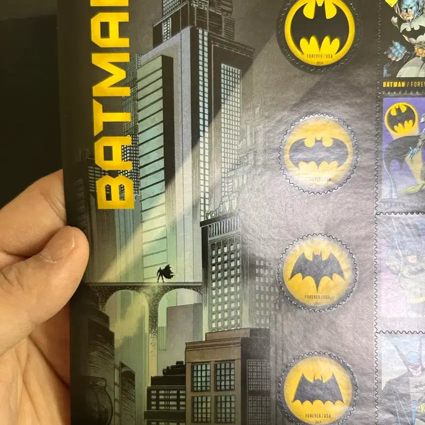 [BUNJANG] Batman 2014 Commemorative Stamp Sheet / 배트맨 우표 2014년 기념 우표 시트