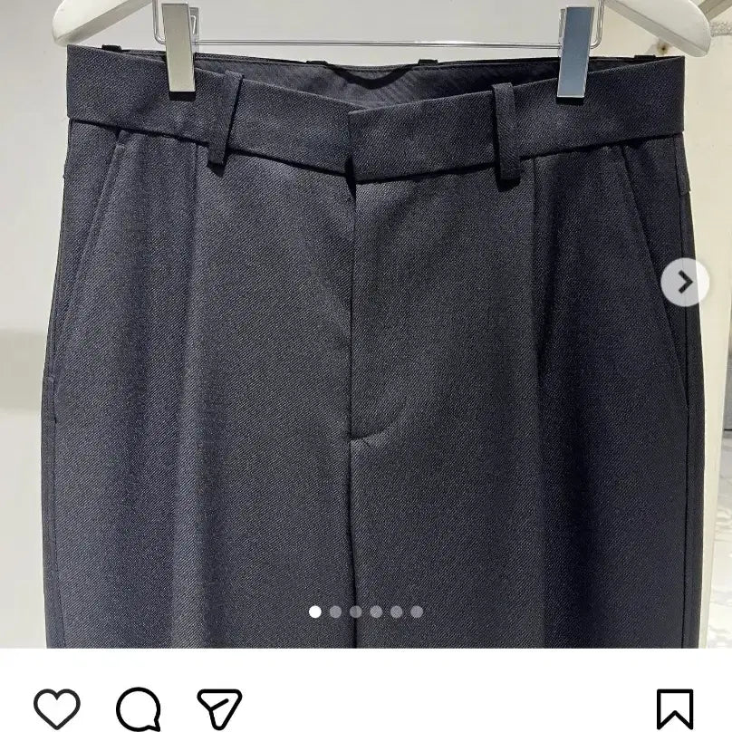 [BUNJANG] Solid Homme Wool Slacks / [새상품] 솔리드옴므 밑단 절개 울 슬랙스 블랙 48