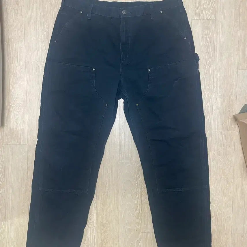 [BUNJANG] Carhartt Black Double Knee Jeans / 칼하트 블랙 더블니 40x32 상태최상