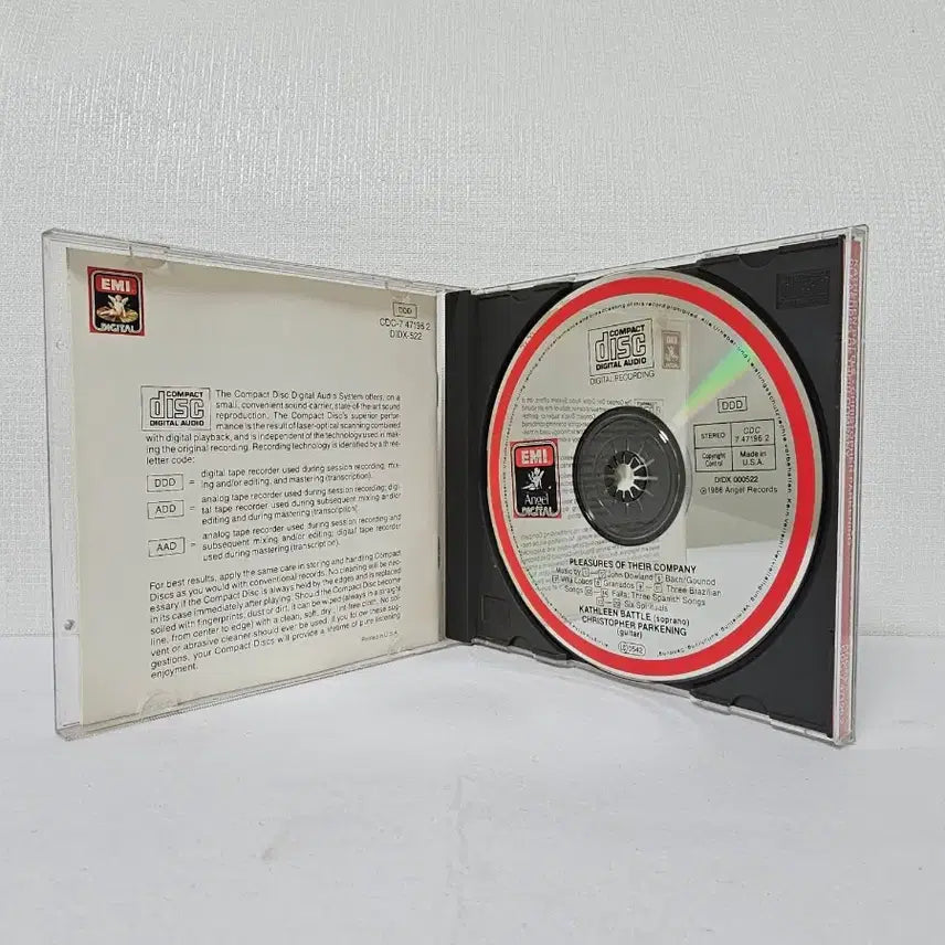[BUNJANG] Kathleen Battle &amp; Christopher Parkening CD / 캐슬린 배틀 &amp; 크리스토퍼 파커닝 음반 CD