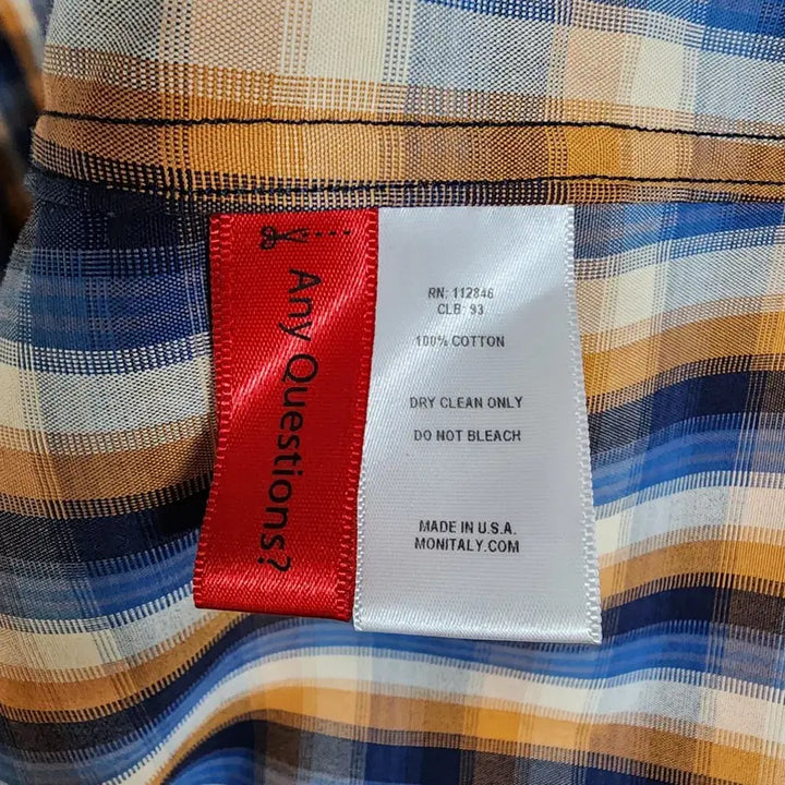 [BUNJANG] Monitaly Check Hooded Parka / [40] 모니탈리 Monitaly / 체크 후드 파카