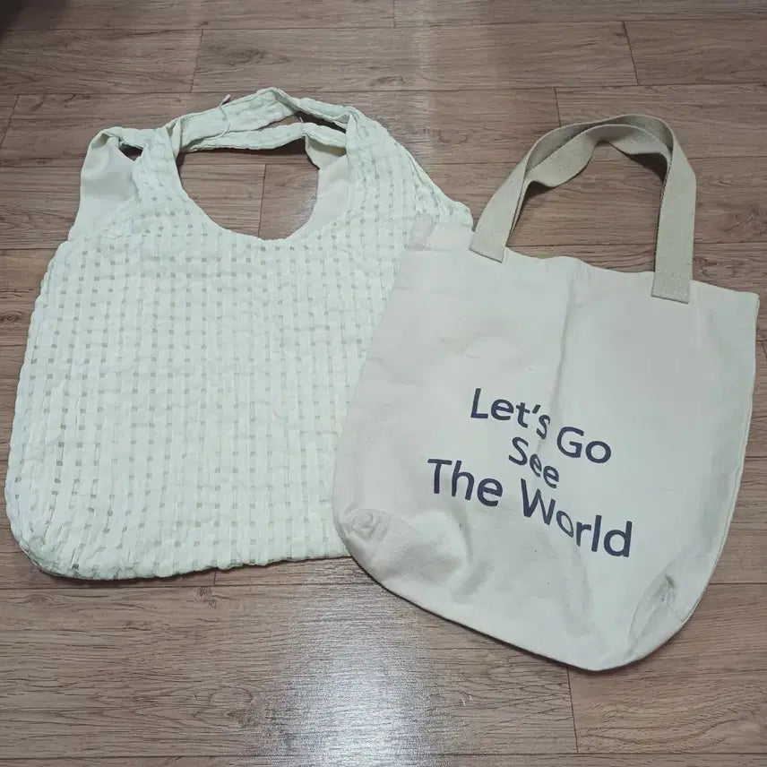 [BUNJANG] Eco Bag Set / 에코백 장바구니 2종