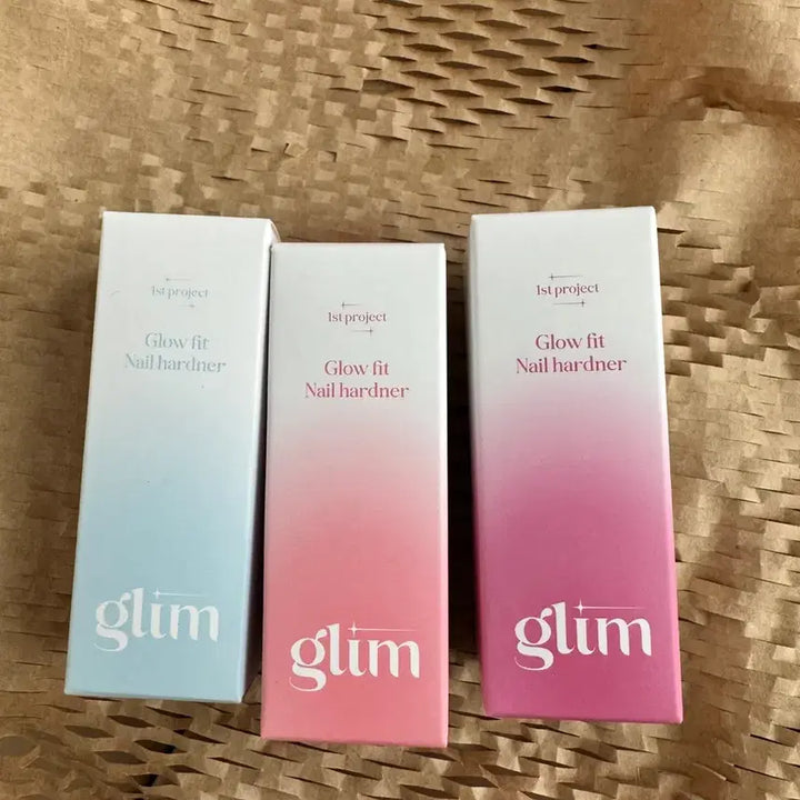 [BUNJANG] Gleam Nail Hardener Set / 미개봉 글림 네일 하드너 손톱 영양제 네일아트 3종세트