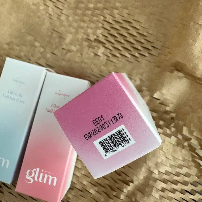 [BUNJANG] Gleam Nail Hardener Set / 미개봉 글림 네일 하드너 손톱 영양제 네일아트 3종세트
